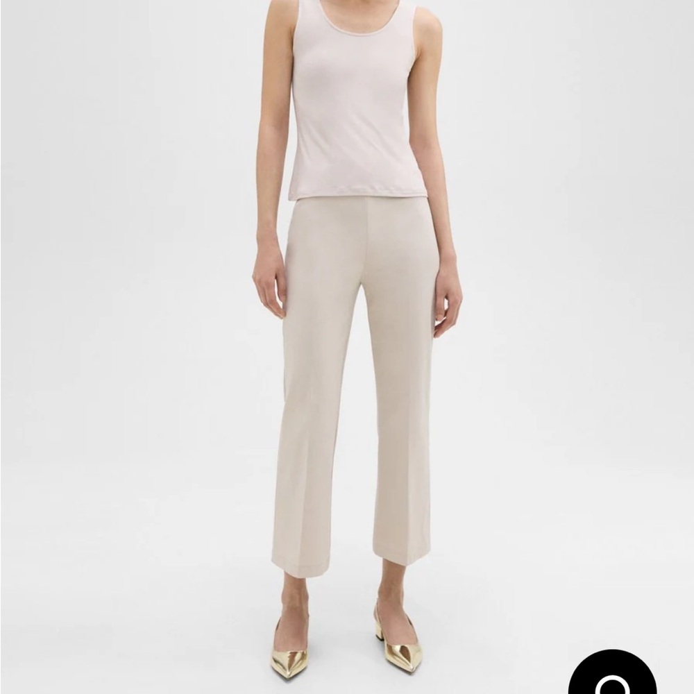 NWT Theory Cropped Kickpant (New Sand)